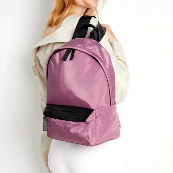 NWT Free People Transience Flight Nylon Backpack Mauve Pink main image 6
